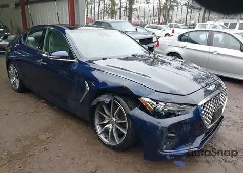 2019 Genesis G70 2.0T Advanced from USA, damaged, VIN KMTG44LA4KU042554